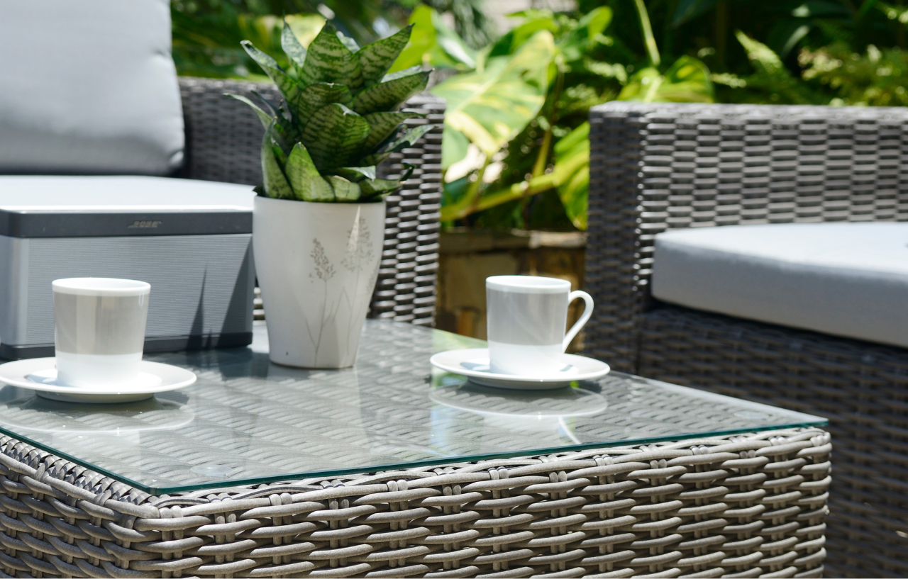 Marbella Grey 5 Seater Corner Garden Lounge Set - MINT Outdoor