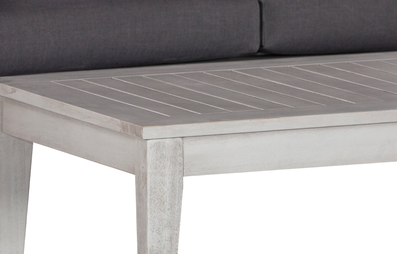 Belgrave Grey 4 Seater Wooden Corner Garden Sofa and Armchair Set - MINT Outdoor
