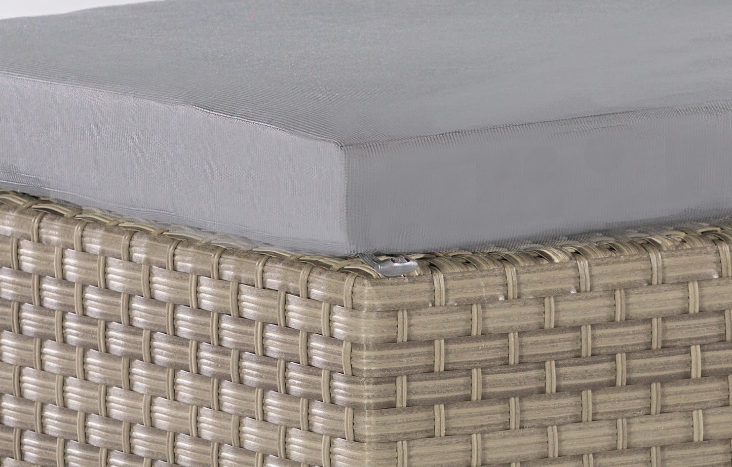 Chesterton Rattan Luxury Grey Sun Lounger - Set of Two - MINT Outdoor