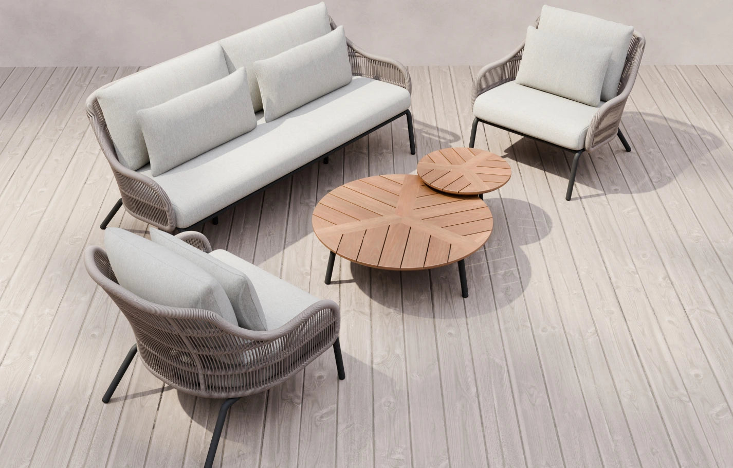 Cora 4 Seater Woven Sofa Set - MINT Outdoor