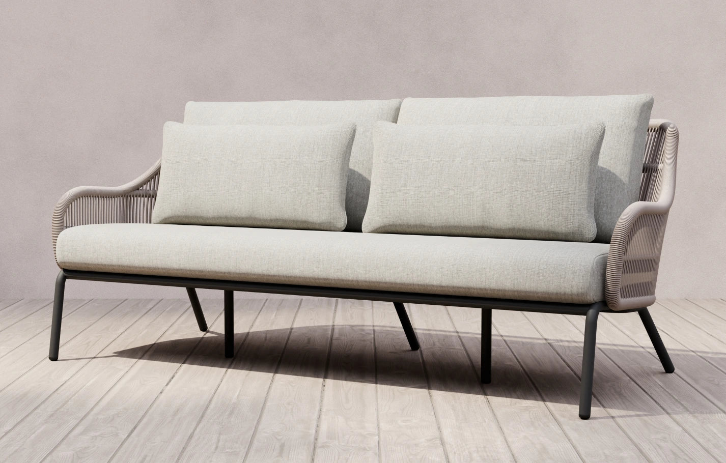 Cora 4 Seater Woven Sofa Set - MINT Outdoor