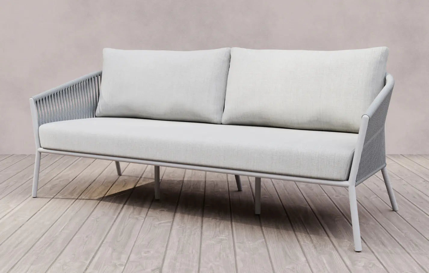 Nuha 4 Seater Woven Garden Sofa and Armchair Set - MINT Outdoor