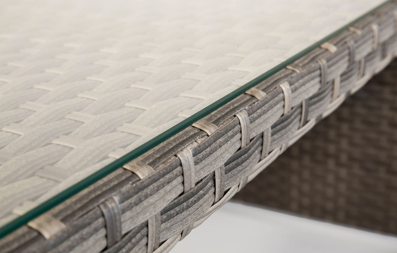 Palma Grey Corner Rattan Garden Lounge Set 9 Seater (V2) - MINT Outdoor