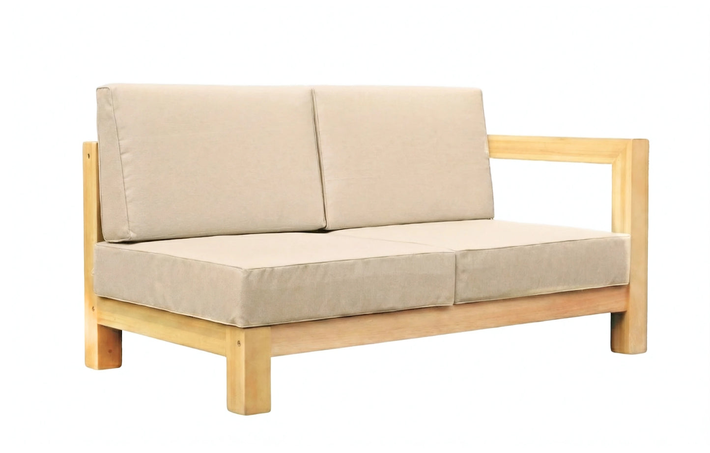 Adelaide 5 Seater Wooden Corner Garden Sofa Set