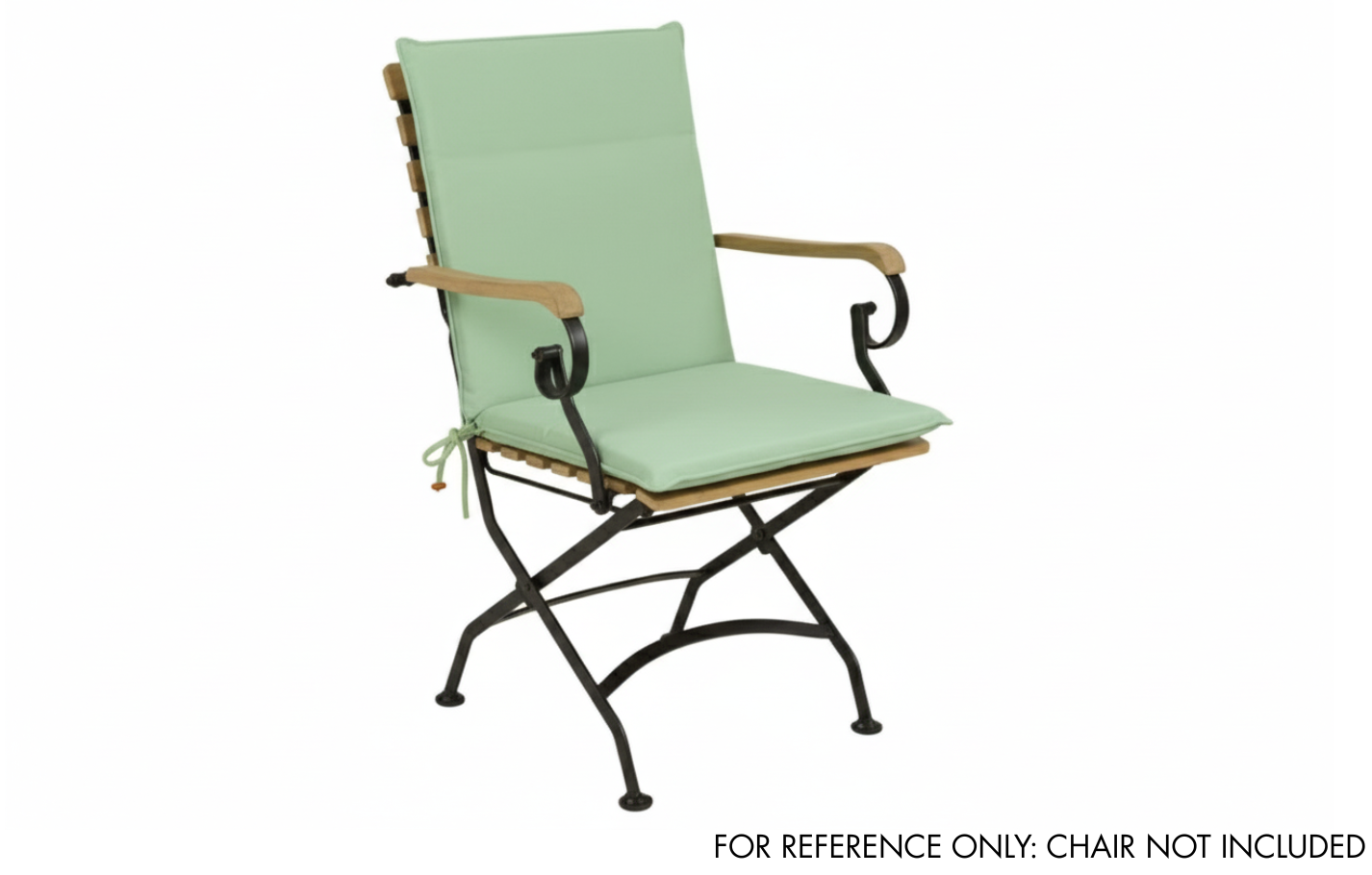 Folding Padded Garden Armchair Cushion 88 x 44cm