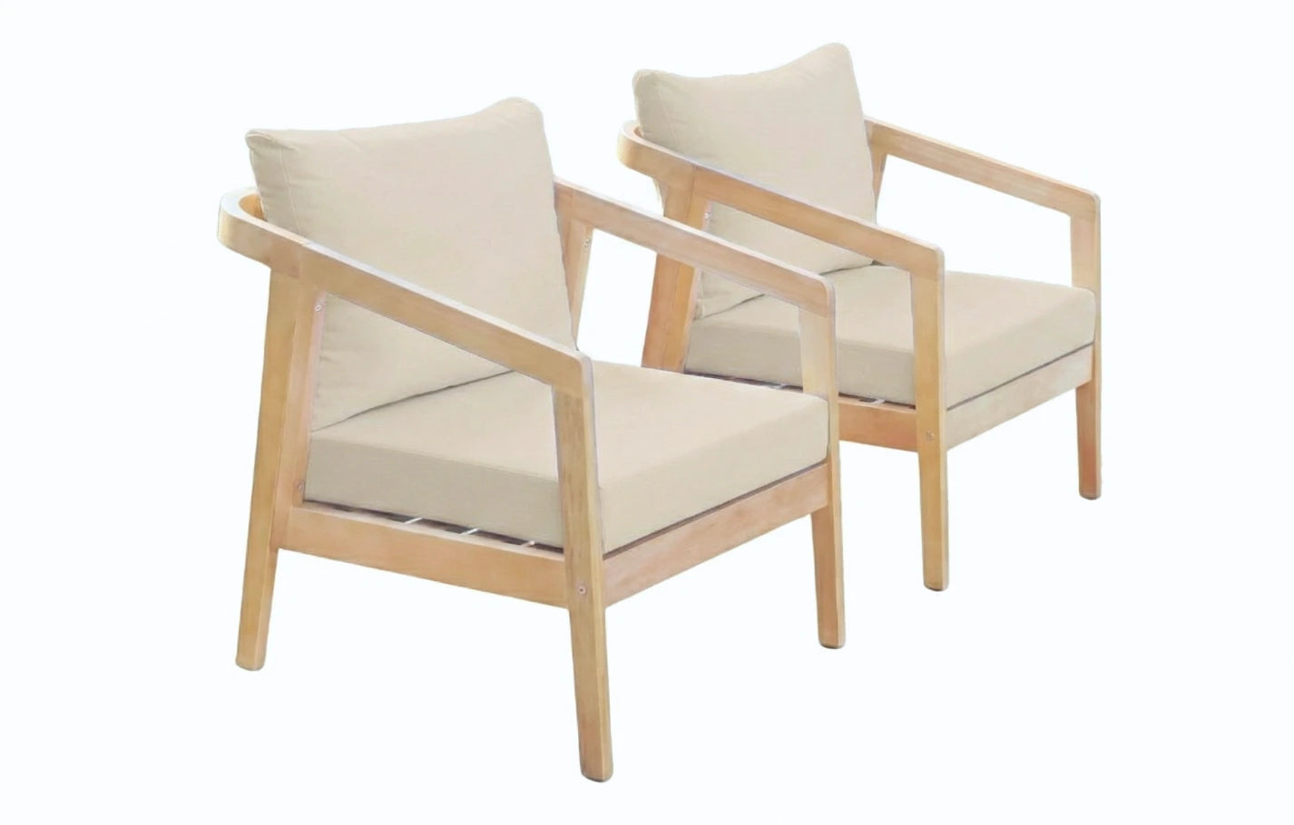 Hadley 5 Seater Wooden Garden Sofa and Armchair Set