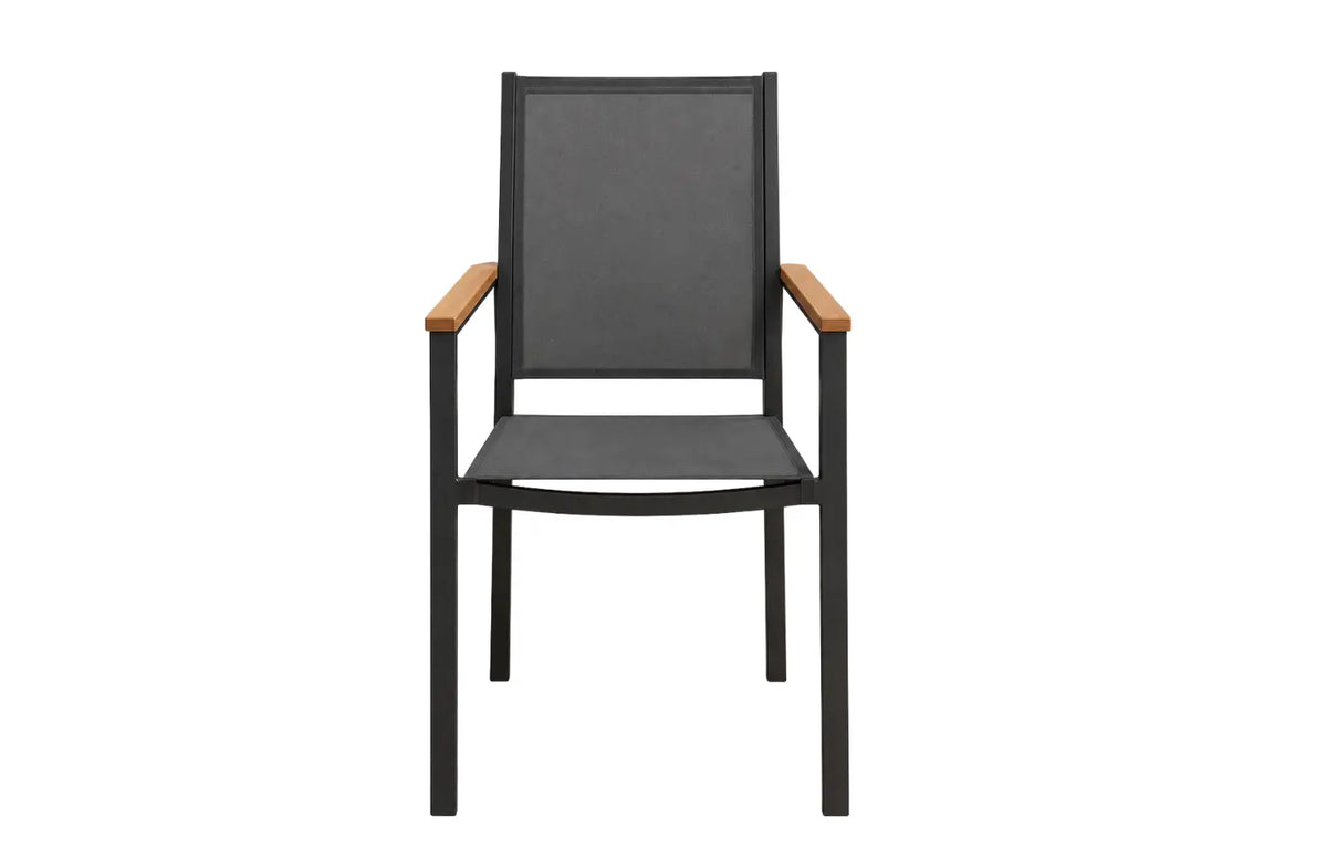 Havana Dark Grey 8 Seater Aluminium and Textilline Patio Dining Set