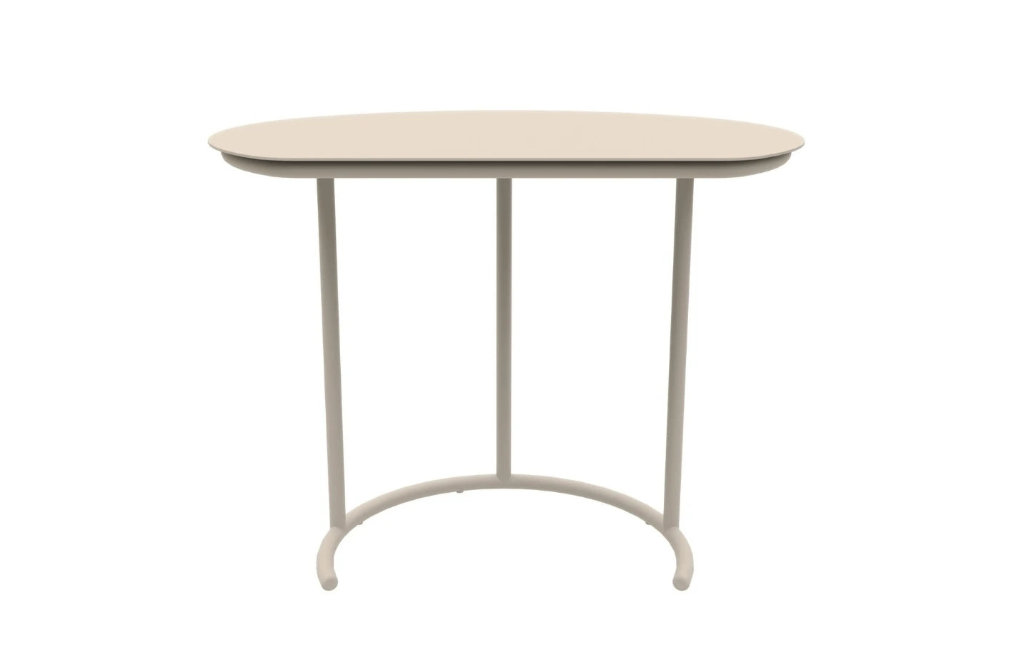 Kiki C-Shaped Metal Garden Side Table - MINT Outdoor
