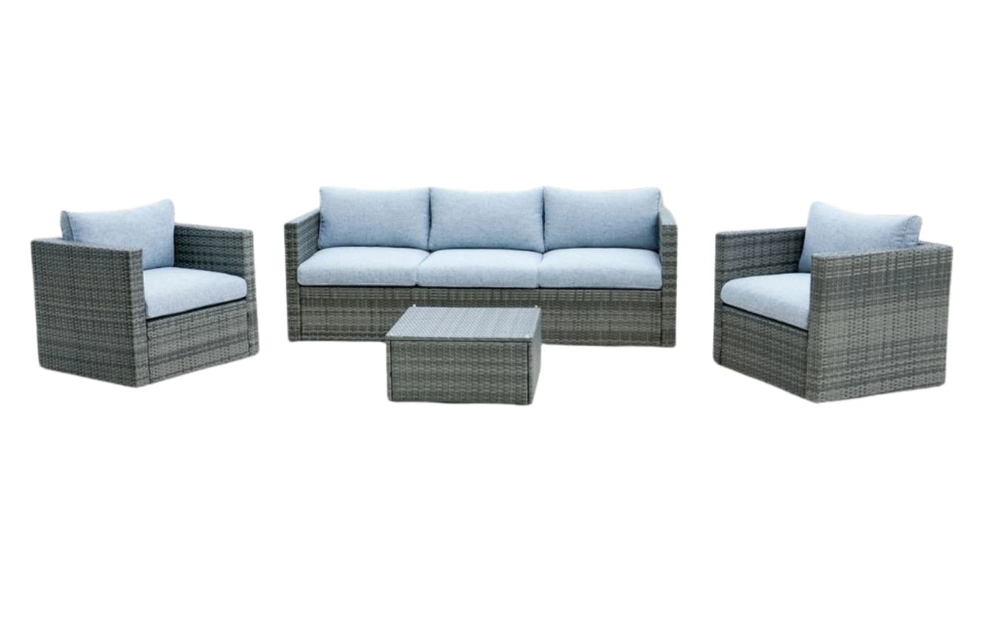 Lima 5 Seater Rattan Sofa and Armchair Garden Furniture Set - MINT Outdoor