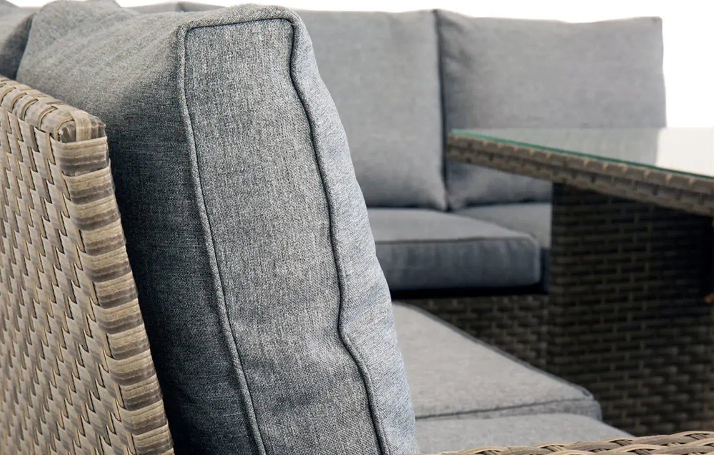 Palma Grey Garden Lounge Set Replacement Cushions/Covers