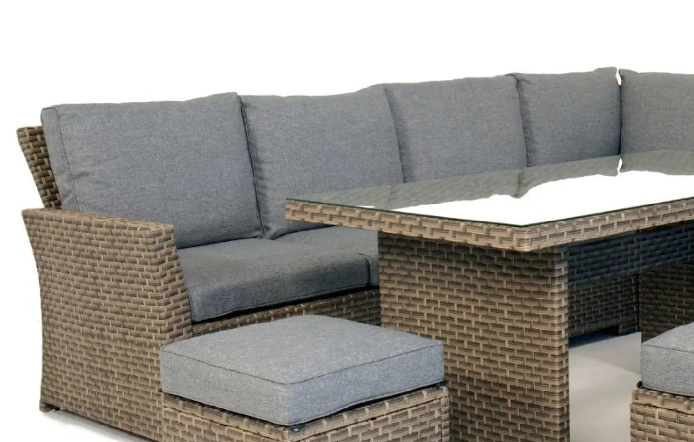 Palma Grey Garden Lounge Set Replacement Cushions/Covers
