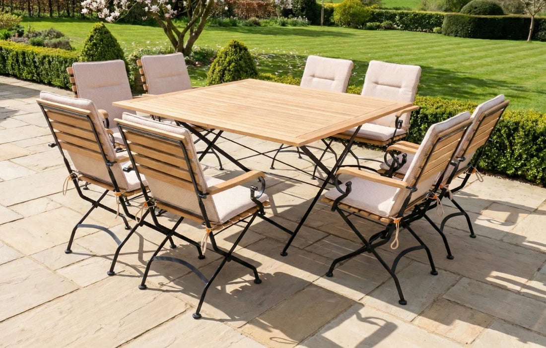 Durable Garden Dining Sets for 8 People: Weatherproof & Rust-Proof Options