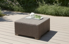 Example: Keter California Taupe Rattan Coffee Table 68 x 68cm