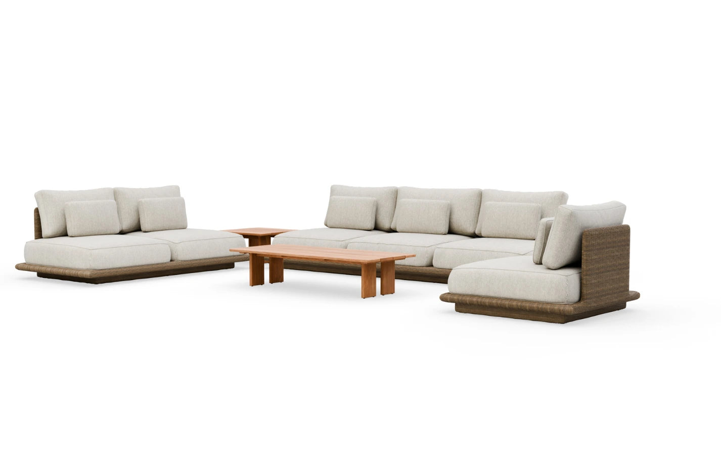 Lark 6 Seater Sofa and Armchair Garden Set - MINT Outdoor