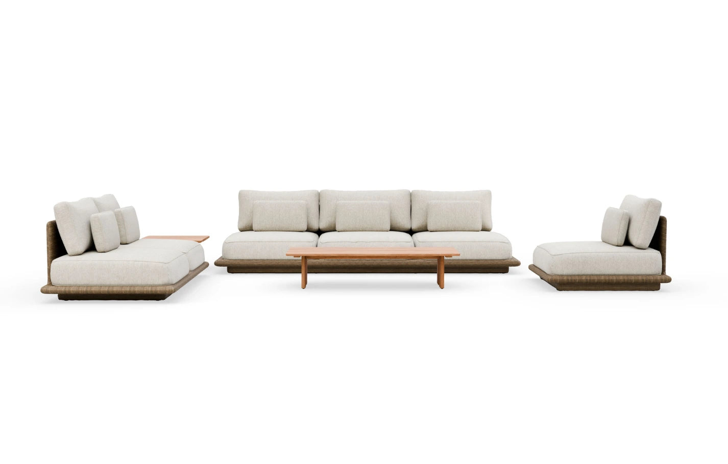 Lark 6 Seater Sofa and Armchair Garden Set - MINT Outdoor