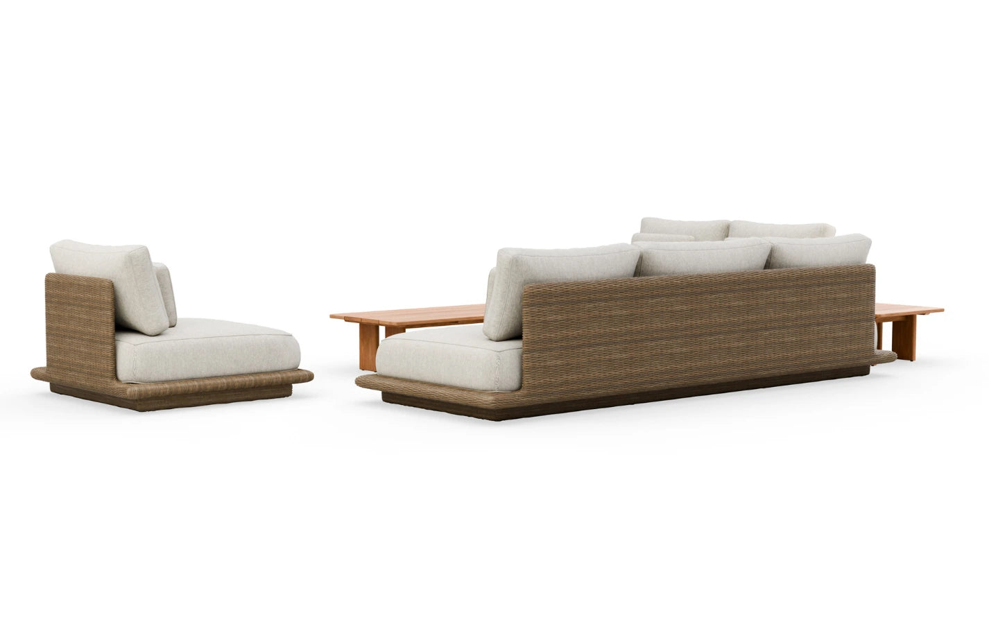 Lark 6 Seater Sofa and Armchair Garden Set - MINT Outdoor