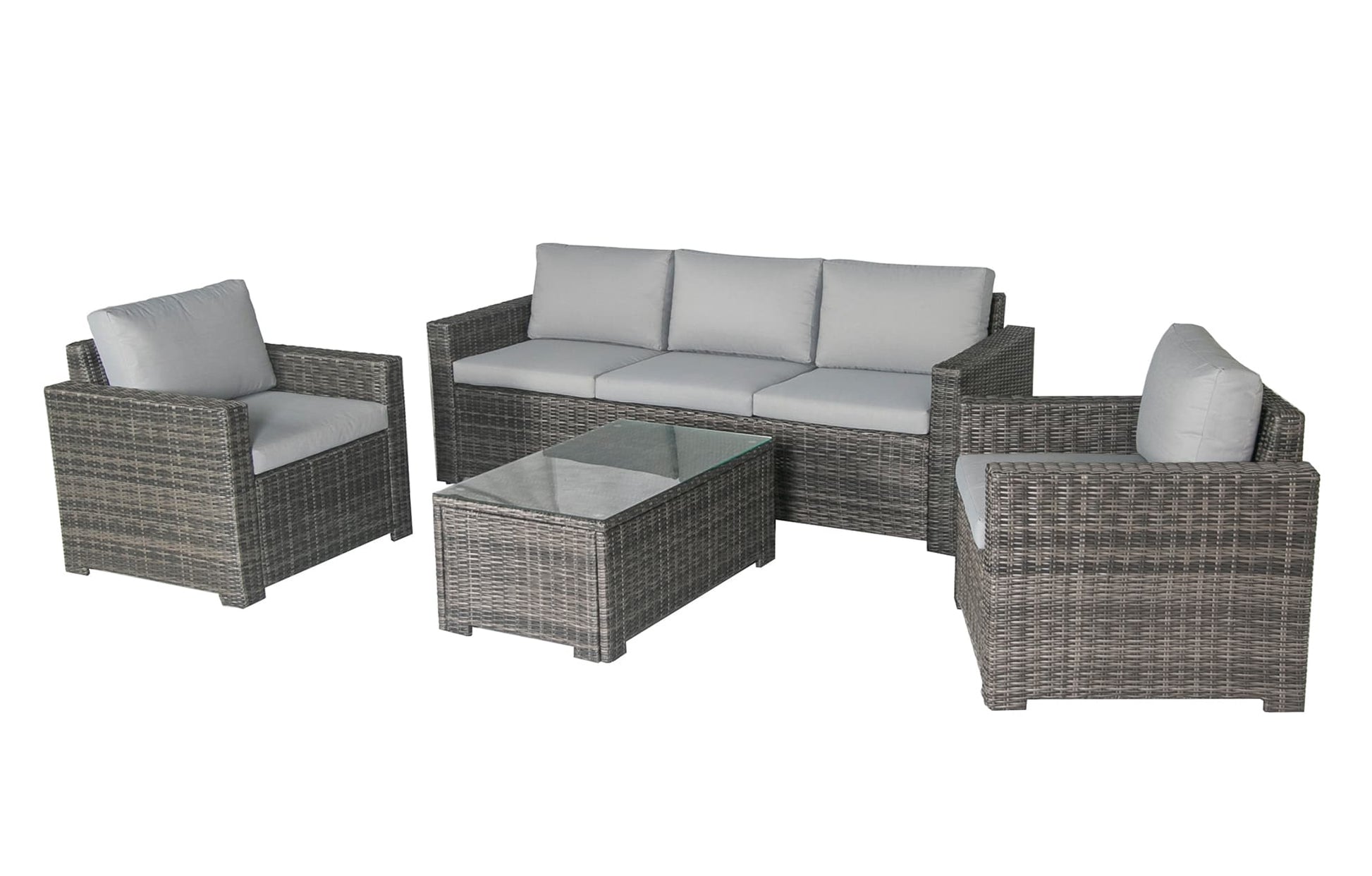 Murcia Grey 5 Seater Garden Lounge Set - MINT Outdoor