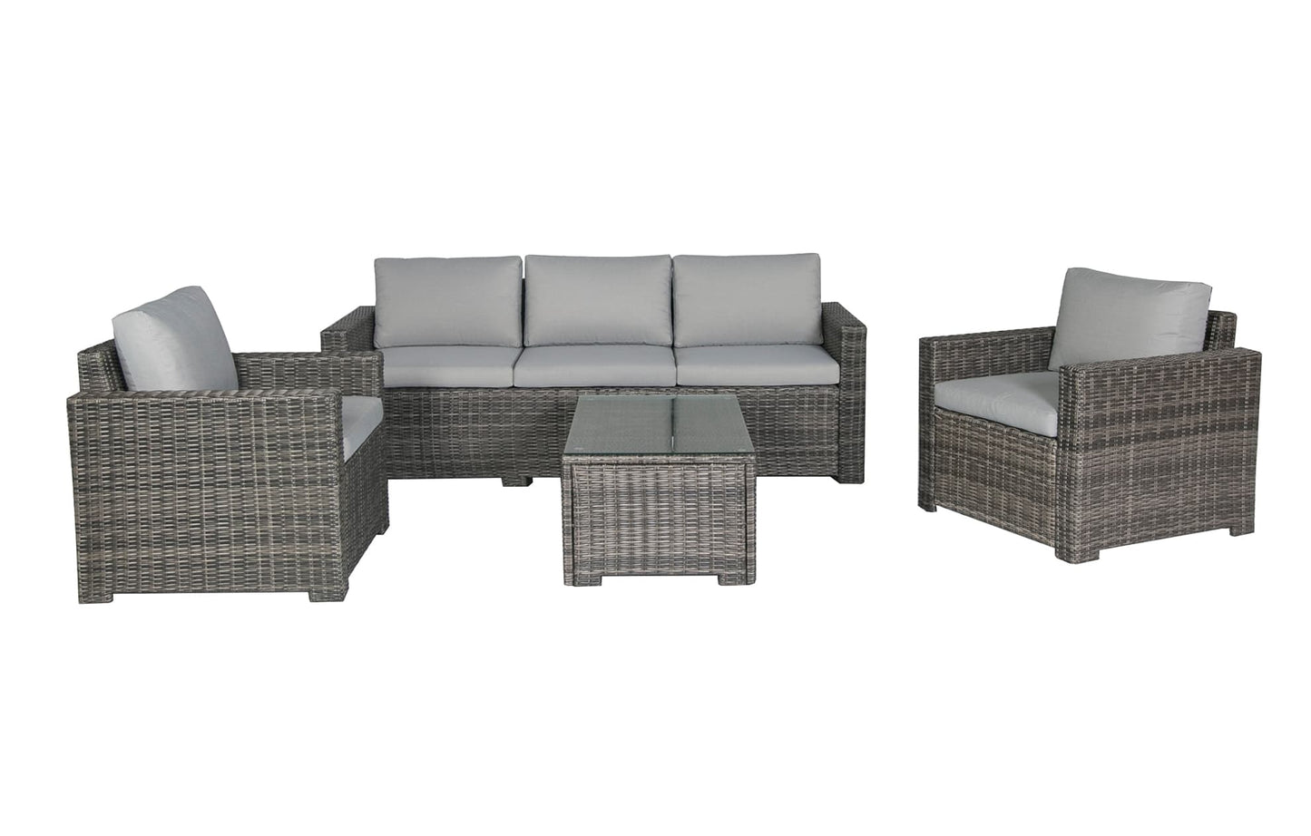 Murcia Grey 5 Seater Garden Lounge Set - MINT Outdoor