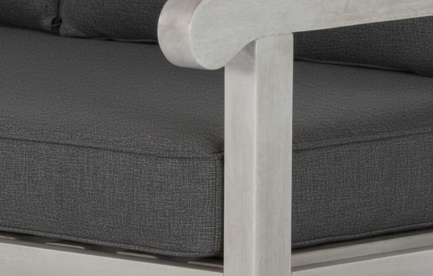 Belgrave Grey 4 Seater Wooden Corner Garden Sofa and Armchair Set