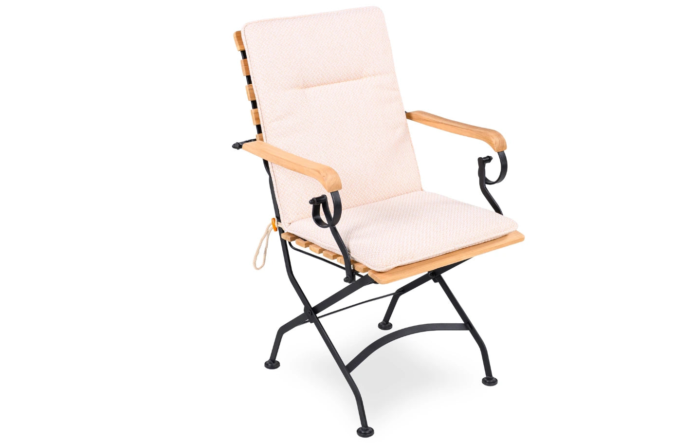 Set of 2 Folding Padded Garden Armchair Cushions 88 x 44cm