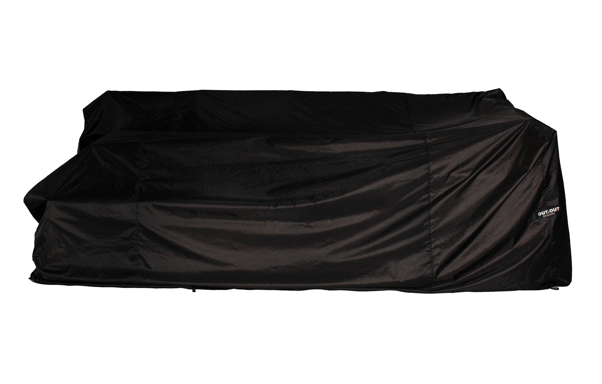 Palma Beige Corner Rattan 9 Seater Garden Dining Lounge Set, Protective Cover and Cushion Storage Box Bundle - MINT Outdoor