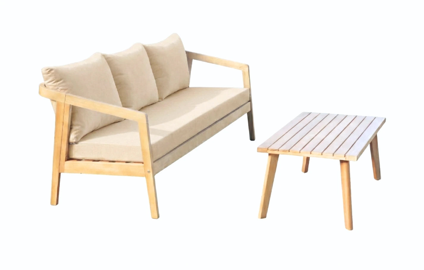 Hadley 5 Seater Wooden Garden Sofa and Armchair Set