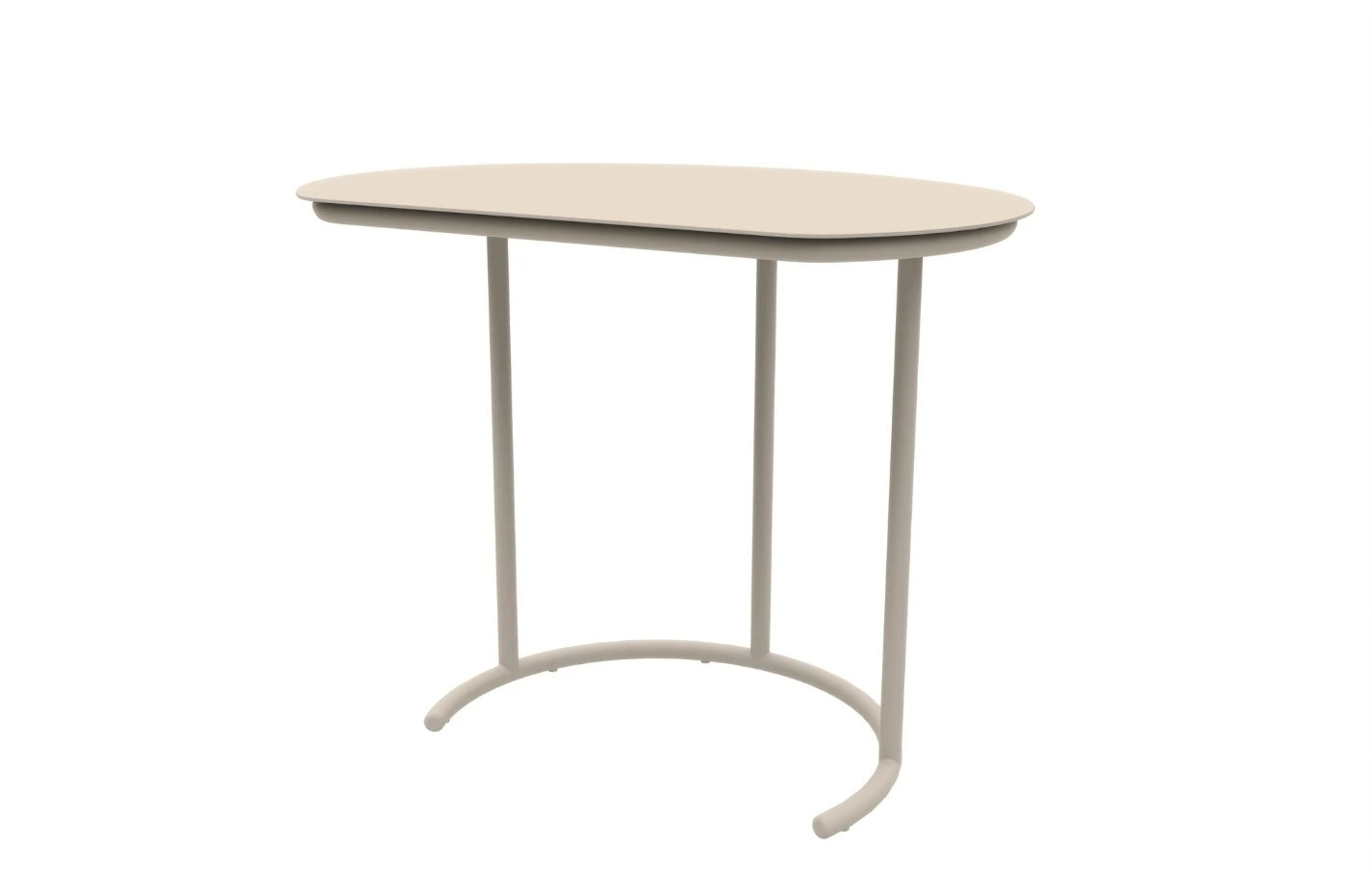 Kiki C-Shaped Metal Garden Side Table - MINT Outdoor
