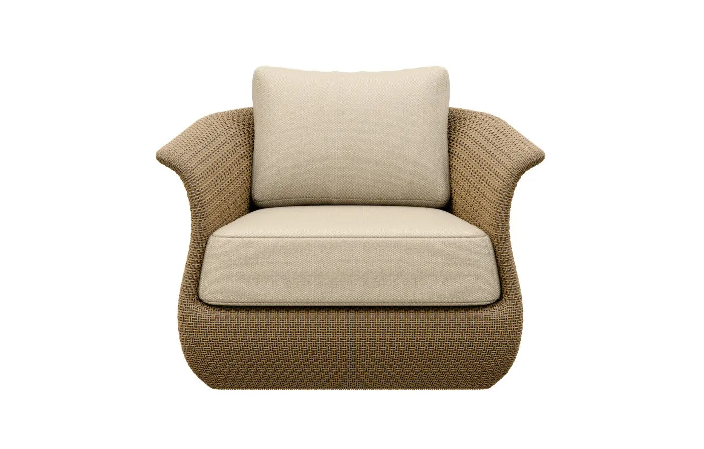 Linden Rattan 5 Seater Sofa and Armchair Garden Furniture Set