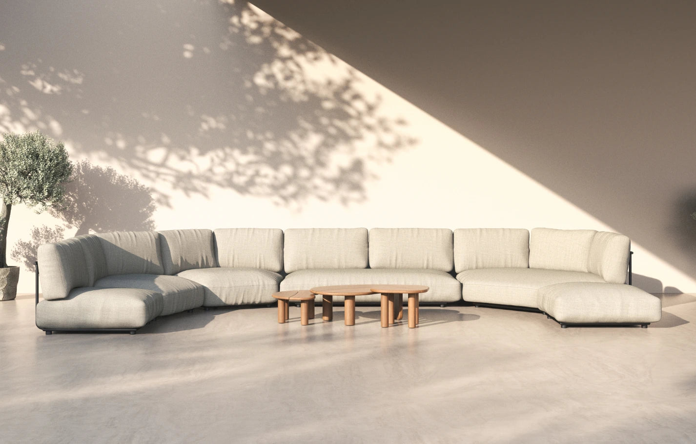 Willow 8 Seater Wooden Garden Sofa Set - MINT Outdoor