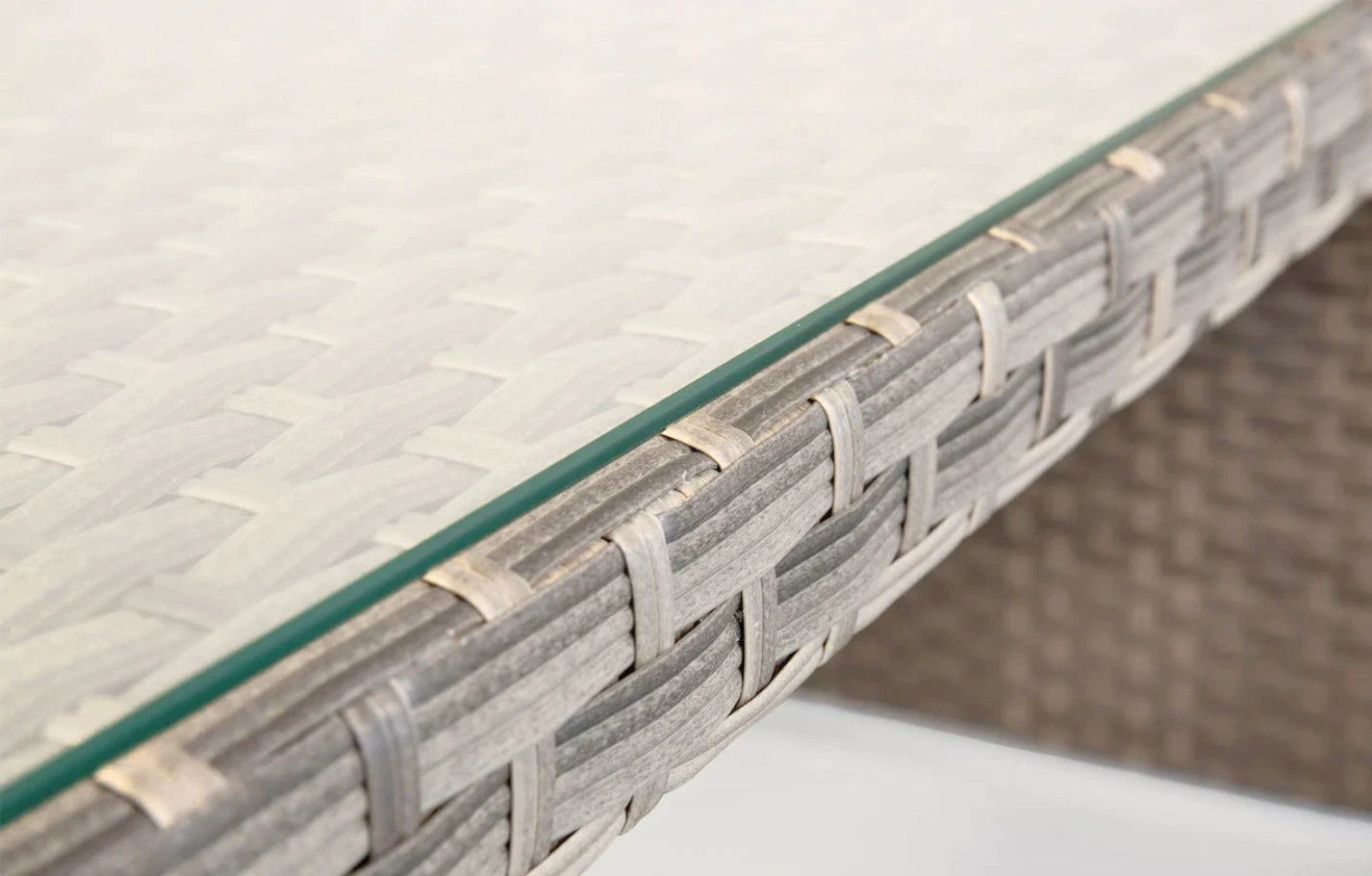 Palma Beige Corner Rattan Casual Garden Dining and Lounge Set 9 Seater