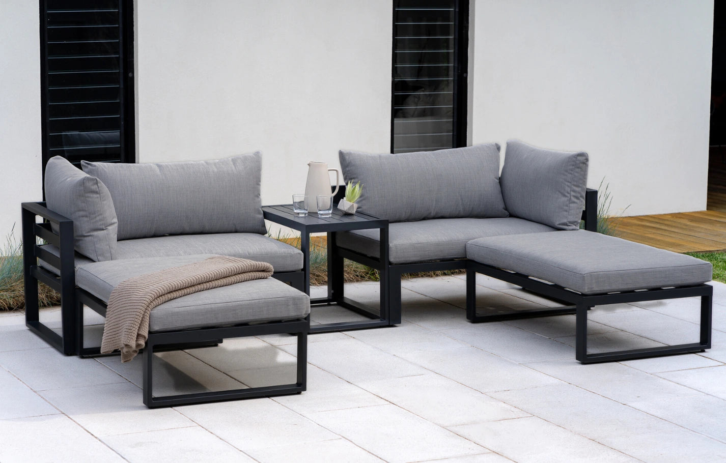 Santorini Modular Lounge Set Replacement Cushions/Covers - MINT Outdoor