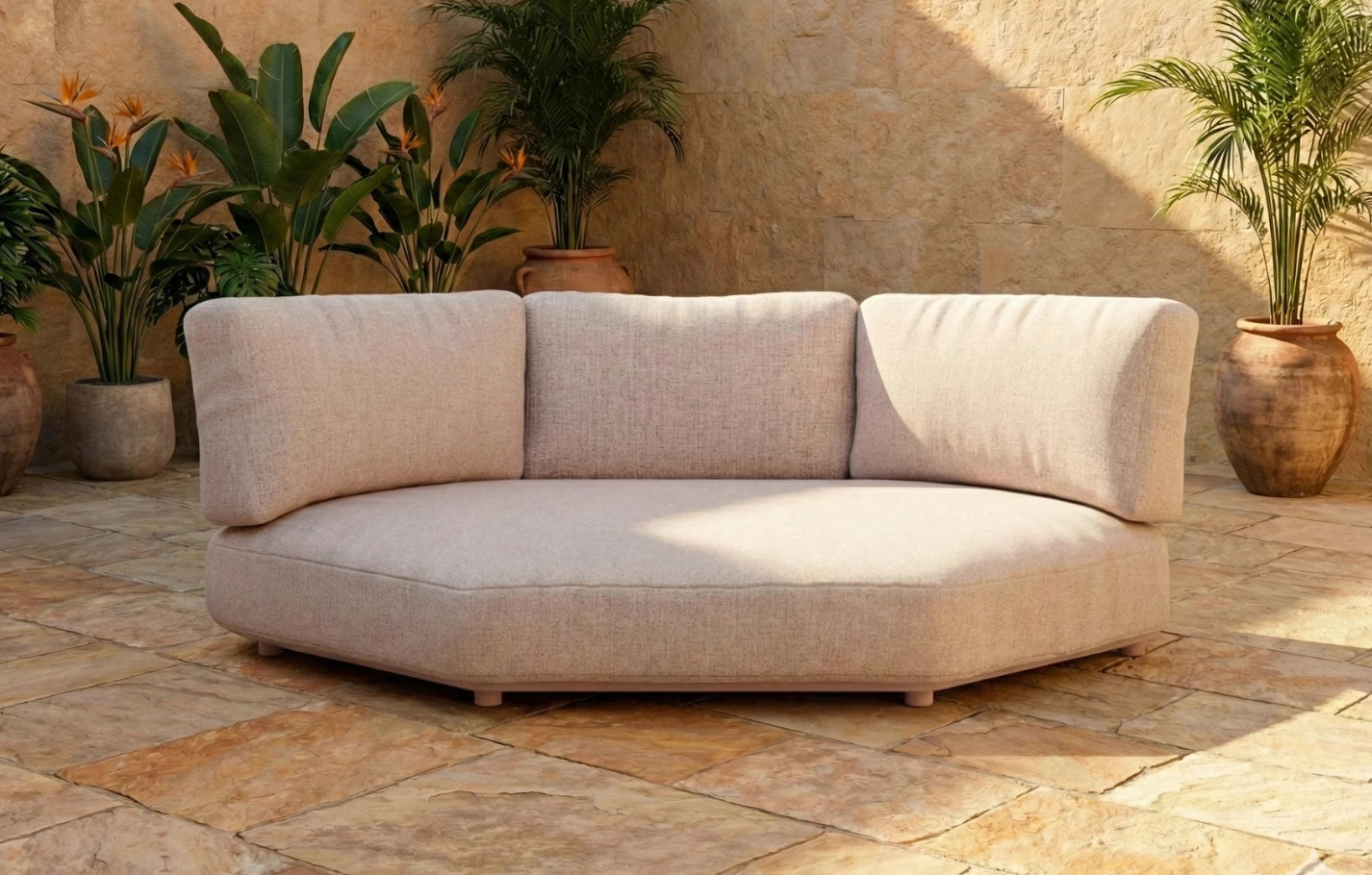 Willow Modular Garden Corner Seat