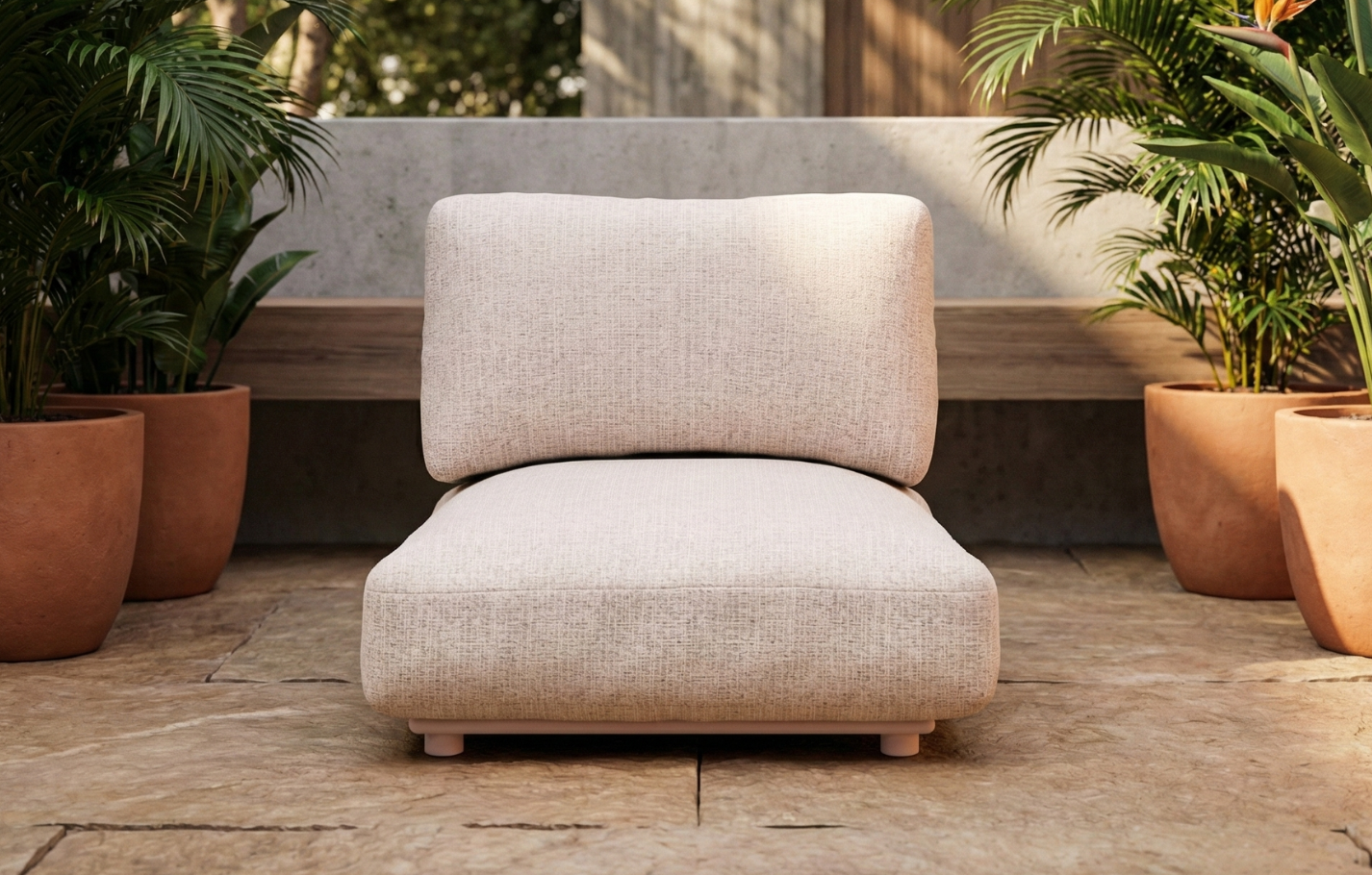 Willow Modular Garden 1 Seater Chair - MINT Outdoor